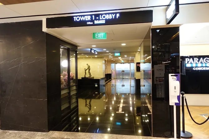 Tower 1 Lobby F - ICS Entrance